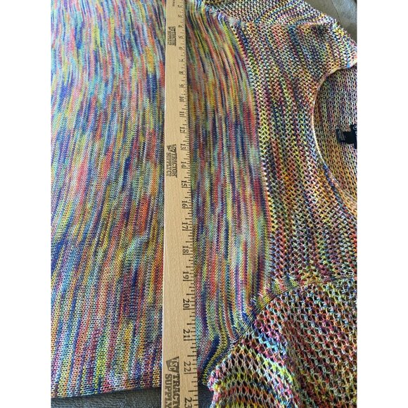 New Directions XL Colorful Knit Sweater Lightweight Preppy Y2K Cozy Feminine - Picture 5 of 9